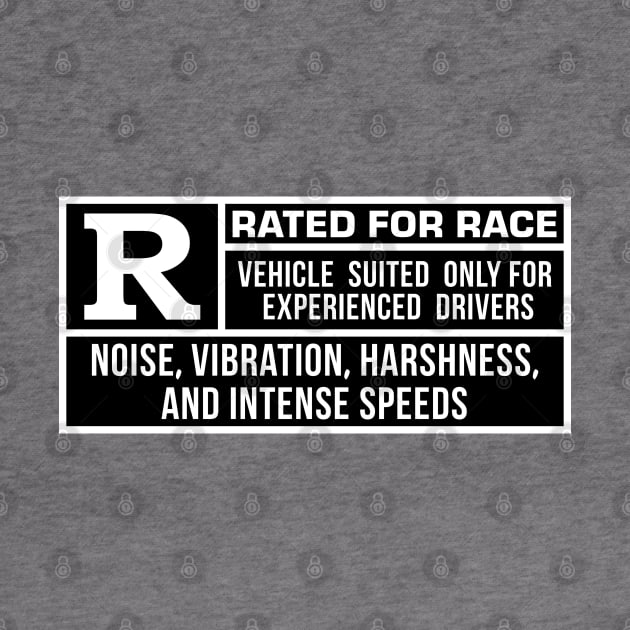 Rated R For Race - Black/White by hoddynoddy